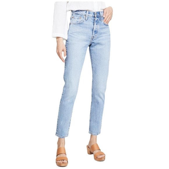 Levi's Denim - Levi's Women's 501 High Rise Skinny Jeans in Tango Light Wash Retro Fit SZ 28